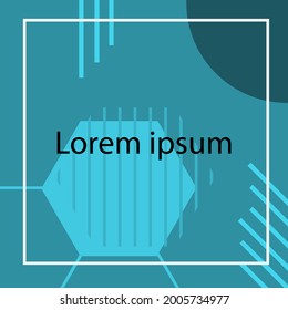 Plantilla de afiches gráficos para diseño y evento