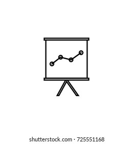 graphic presentation icon outline