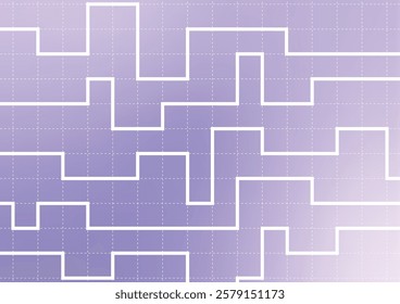 Graphic presentation square art purple background. vector illustration 