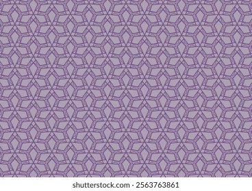 Graphic purple geometry pattern line background vector illustration.