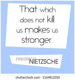 Graphic quote by 19th century german philosopher Friedrich Nietzsche