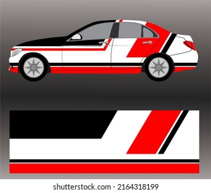 graphic racing car wrapping sticker