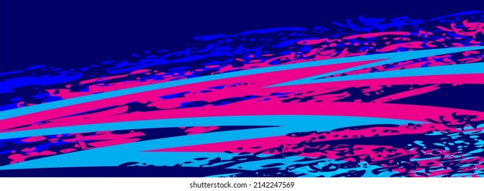 GRAPHIC RACING GRUNGE blue pink VECTOR FOR WRAPPING BACKGROUND BACKDROP WALLPAPER