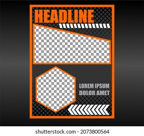 graphic racing template design for catalogue,commercial,page,sport and game