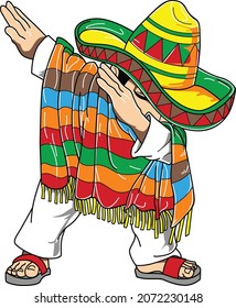 Graphic Rad: T-shirt Design and Printing Group
Picture of a Mexican man in happy colored clothes suitable for printing men's silk T-shirts