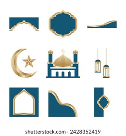graphic ramadan design elements, ramadan banner, islamic banner
