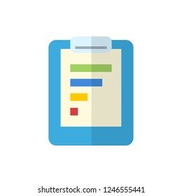 graphic report flat vector icon