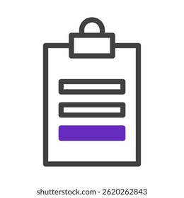 Graphic representation of clipboard with text, emphasizing digital checklist