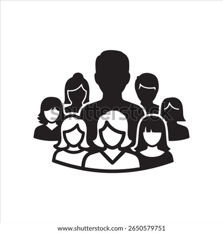 A graphic representation of a diverse group of individuals united under the concept of affirmative action.