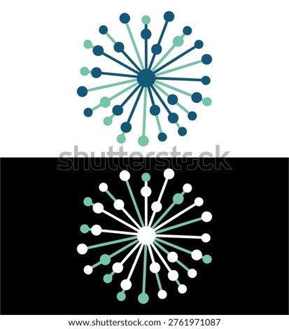 Graphic representation of network connections