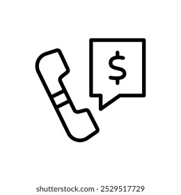 A graphic representation of a phone and a message bubble, symbolizing communication.