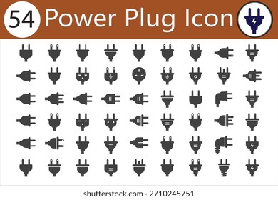 Una representación gráfica de un enchufe de alimentación, renderizado en colores vibrantes y presentado limpiamente aislado sobre un fondo blanco para aplicaciones de diseño versátiles.