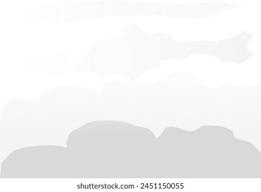 Graphic resource texture fog on transparent background. An example after the insertion can be seen in the preview. Vector illustration is not a thick fog or cloud of vapor creeping over the bottom of