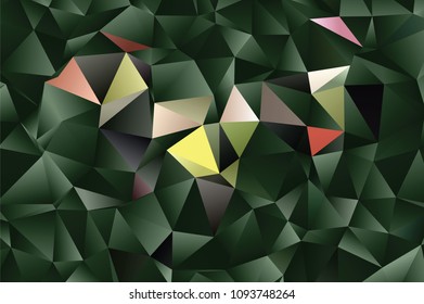 Graphic resource for your design works. Creative abstract background. Polygonal vector clip art with triangles. The best template for your artworks.
