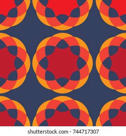GRAPHIC ROUND PATTERN
Geometry graphic pattern in orange and red, seamless pattern on dark blue background. This pattern can be used for fabric, wallpaper, curtain and etc.
