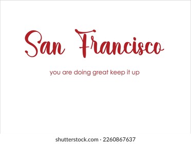 graphic san francisco for shirt and print