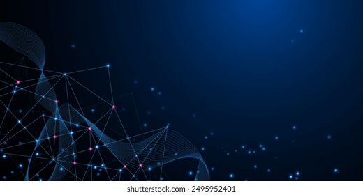 Grafische Szenenbilder, technologische Hintergrundbilder. Abstrakte Hightech. Abstrakter digitaler Hintergrund mit Technologie. Vektorabstrakte Technologie.	
