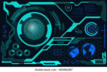graphic of scientific interface