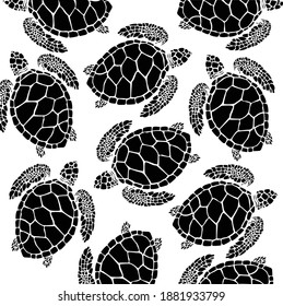 graphic sea turtle,vector illustration of sea turtle,vector of turtle design on a white background,save a turtle.