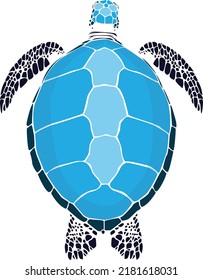 graphic sea turtle,vector illustration of sea turtle,vector of turtle design on a white background,save a turtle.