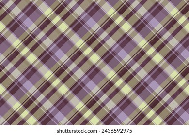 Vector gráfico de fondo sin fisuras, patrón de paisaje textura de cuadros. Tartán de tela textil de cuadros madre en color pastel y rosa.