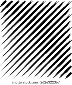 Graphic seamless geometric texture design. Modern bold straight parallel lines. Vertical fashion retro squares. Line pattern with diagonal stripes. Vector slanted black and white abstract background.
