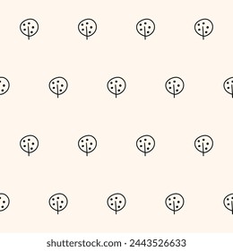 Graphic Seamless Pattern Background. Monochrome Textile Fabric Swatch Template. Wrapping Paper Seamless Graphic Print. Wallpaper Minimalist Black Symbol and Beige Cover Monochrom Decor Layer. 