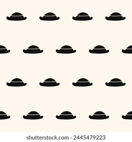 Graphic Seamless Pattern Background. Monochrome Textile Fabric Swatch Template. Wrapping Paper Seamless Graphic Print. Wallpaper Minimalist Black Symbol and Beige Cover Monochrom Decor Layer. 