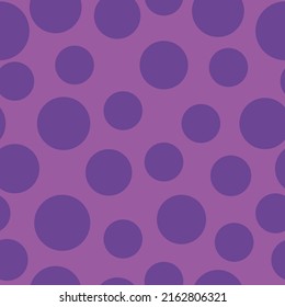 Graphic seamless pattern in red and green hues. Seamless chaos circles pattern. Pattern of colorful bubbles.