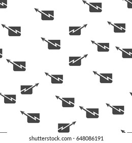 Graphic up seamless pattern. Vector illustration for backgrounds