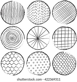 Graphic set with circles