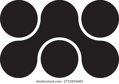 Graphic Shapes Overlay Design for posters and video editing
