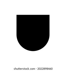 Graphic shield icon for your design and website