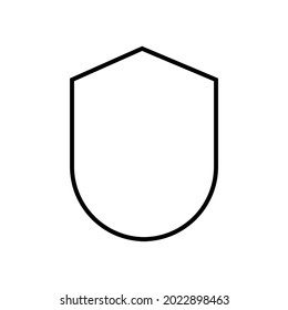 Icono de escudo gráfico para su diseño y sitio web