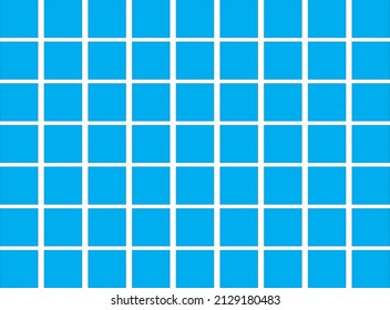 Un gráfico que muestra la textura creada por la organización uniforme de cuadrados azul claro.