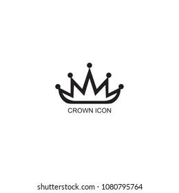 Graphic simple form of the royal crown on an isolated background. Symbols of power are the emperor, the queen, the princess. Insulated jewelry. Vector illustration. Logotype, Logo
