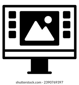 Graphic Software icon illustration for web, app, infographic, etc