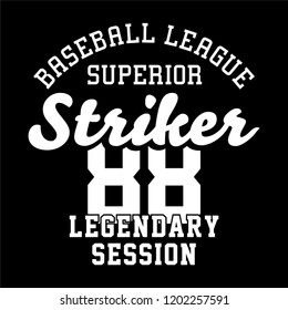 graphic striker for shirt and print