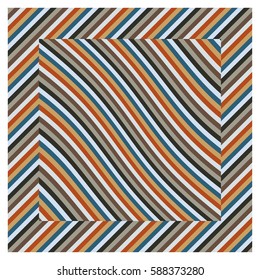 Graphic stripes on a colorful background