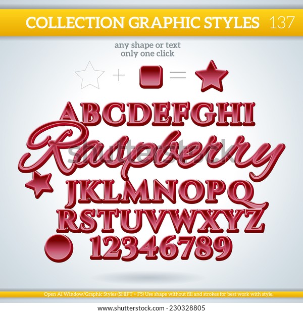 Graphic Styles Design Graphic Styles Can Stock Vector Royalty