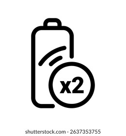 Graphic Symbol of Enhanced Power or Fast Energy Reserve Rate