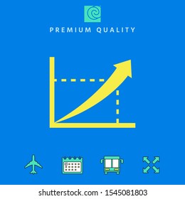 Graphic symbol icon. Graphic elements for your design
