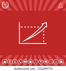 Icono de símbolo gráfico. Elementos gráficos para el diseño