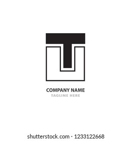 graphic symbol vector with simple logotype modern free vector