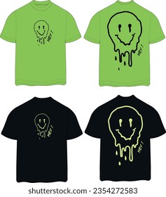 graphic t shirt 
skull chest  print 
back detail t shirt vector 
smile skull vector