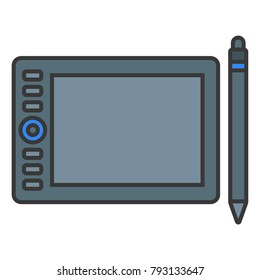 Graphic tablet icon