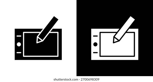 Concepto gráfico del diseño del icono de la tableta. Iconos planos Vectores