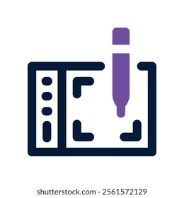 graphic tablet icon. vector dual tone icon for your website, mobile, presentation, and logo design.