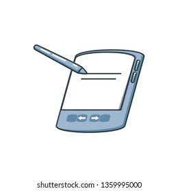 graphic tablet isolated icon