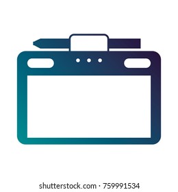 graphic tablet with pen digital work equipment gadget digital